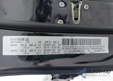 2019 Jeep Cherokee Latitude Plus 4X4 from USA, damaged, VIN 1C4PJMLB8KD238996